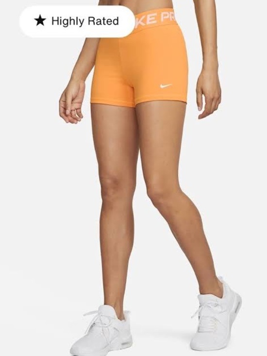 Nike Pants - Nike Pro Orange Compression Shorts Women’s Medium Activewear